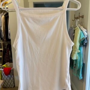 GAP Classic White Tank Top